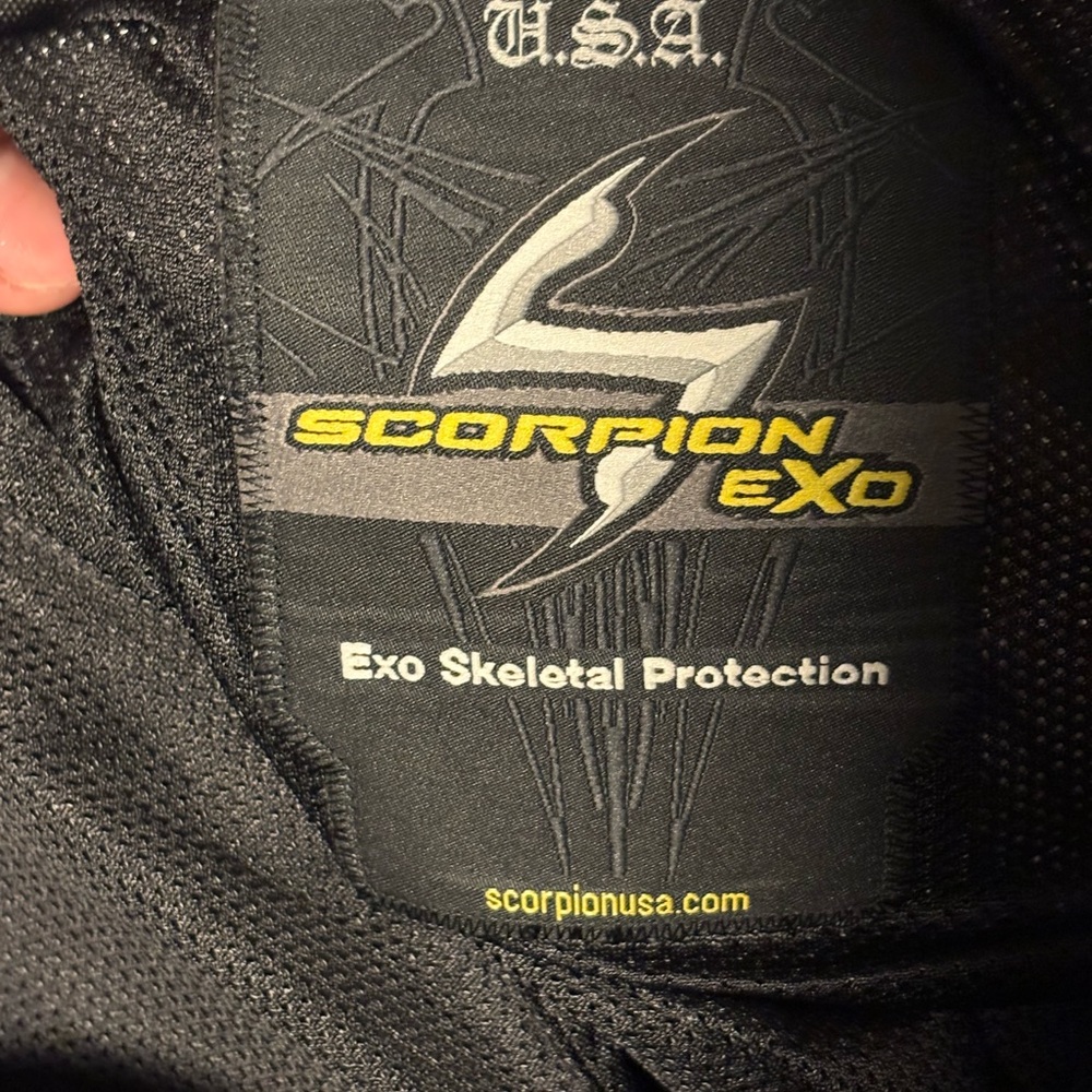 Scorpion Exo Motorcycle Black and White Pants with Embellishments - Picture 7 of 7